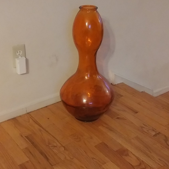 Accents Orange Floor Vase Poshmark